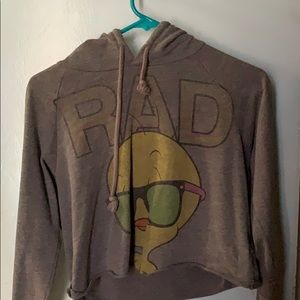 Dark Gray Crop Sweater